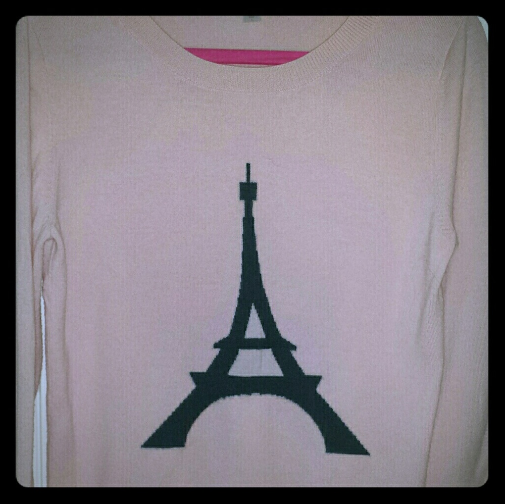 Garnet Hill Eiffel Tower sweater